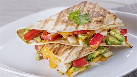 Quesadillas vegetarianas variadas