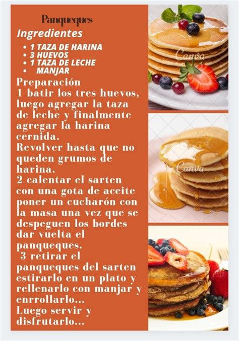 Ingredientes dispuestos para la elaboración de torta de panqueques con manjar