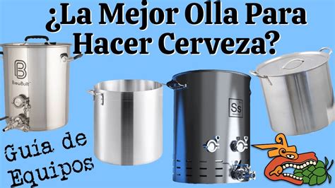 Esquema de olla de cocción de cerveza con sus dimensiones y componentes