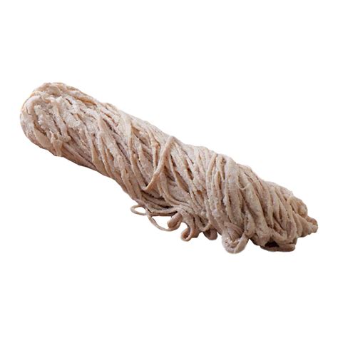 Proceso de relleno de la tripa vegetal para formar el chorizo