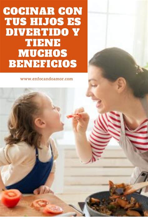 infografía sobre los beneficios de cocinar con niños