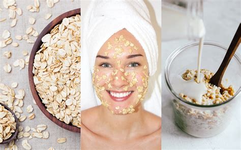 Imagen de los ingredientes para la mascarilla de huevo y avena: avena molida, yema de huevo y un bowl