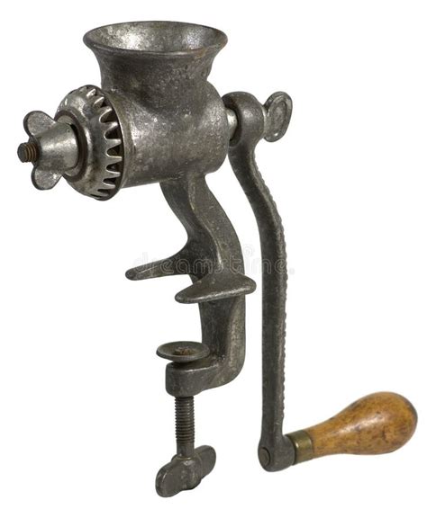 Máquina de picar carne antigua