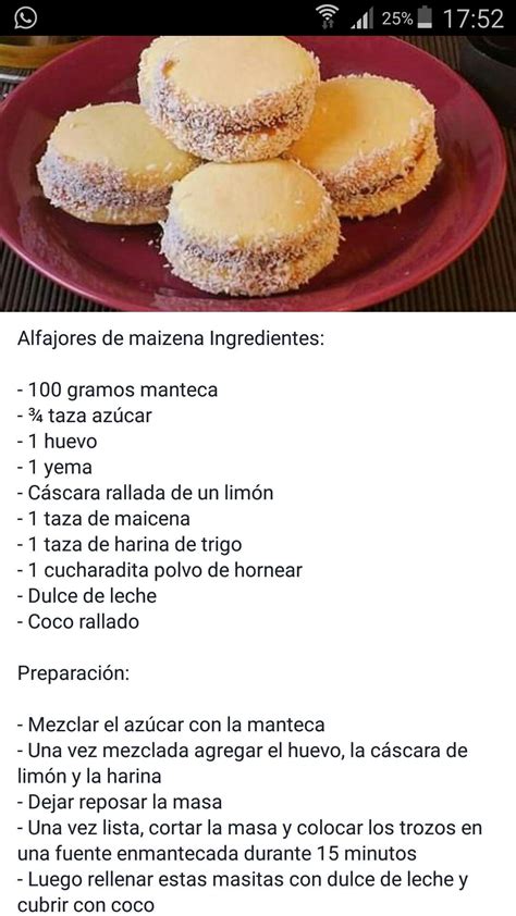 Infografía detallando los ingredientes y proporciones para la masa de alfajores chilenos