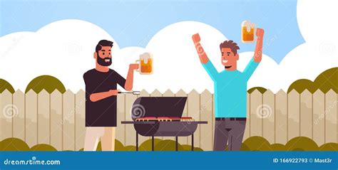 Ilustración de un rancho texano antiguo con trabajadores preparando carne a la parrilla.