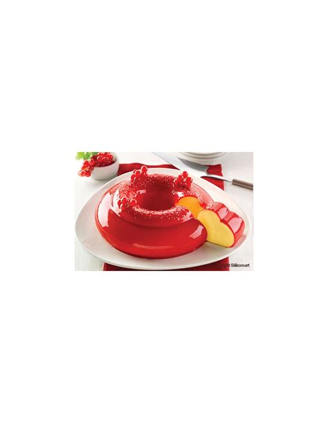 Imagen de un molde 3D Abbraccio utilizado para hacer bavarois
