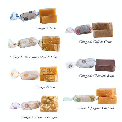 Surtido de calugas de chocolate de diferentes tipos y decoraciones