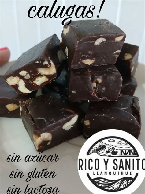 Ilustración de ingredientes para calugas de chocolate sin azúcar