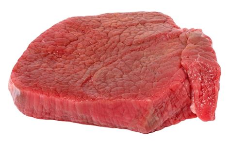 filete de ternera crudo de alta calidad, listo para picar