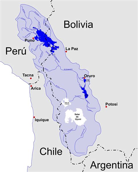 Mapa antiguo del Altiplano andino resaltando el origen de la papa