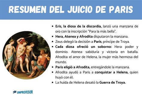 El Juicio de Paris, pintura mitológica