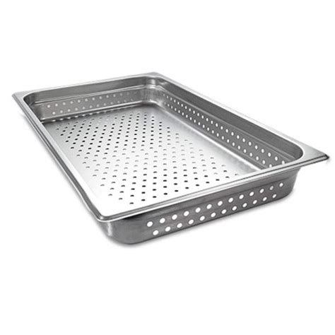 Ilustración detallada mostrando la diferencia entre una bandeja lisa perforada y una bandeja perforada ondulada para panadería.