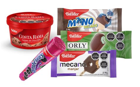 Nuevos empaques de helados Bresler