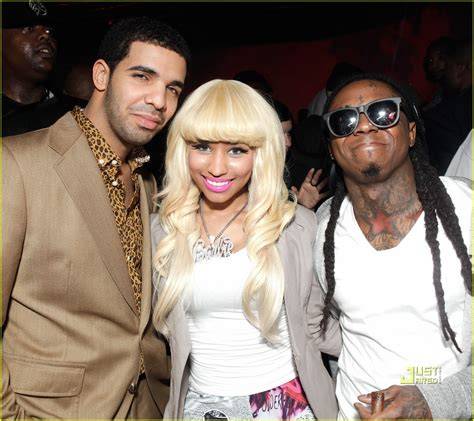 Foto promocional de Nicki Minaj con Drake y Lil Wayne