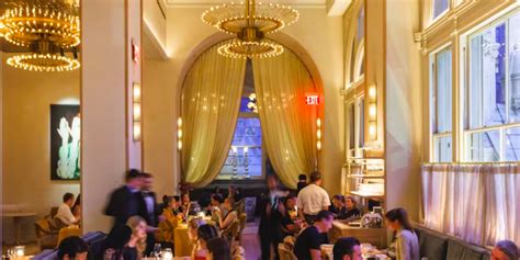 grabado antiguo de un restaurante de Nueva York