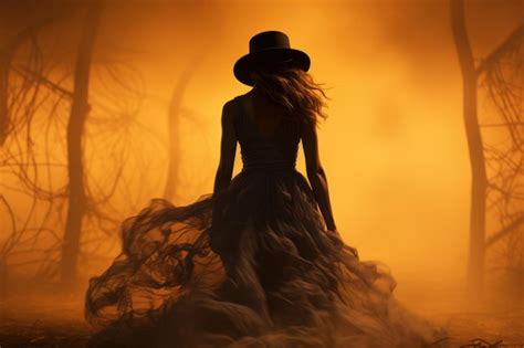 Ilustración de una mujer misteriosa y seductora, con una mirada intensa y un aura enigmática, representando la figura de la 