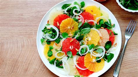 Ensalada fresca de cítricos y aguacate