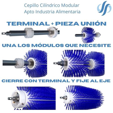 Ilustración de diferentes tipos de cepillos de limpieza para barbacoas