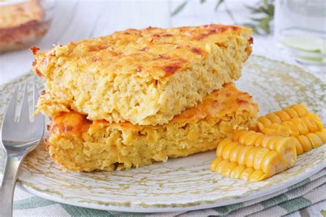 Fotografía representativa de una chipa guazú paraguaya
