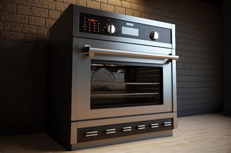 Fotografía de un horno moderno en una cocina limpia y ordenada