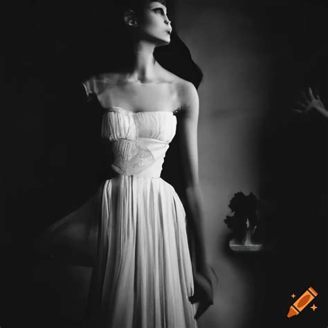 Fotografía en blanco y negro de una máquina palomitera antigua en una feria