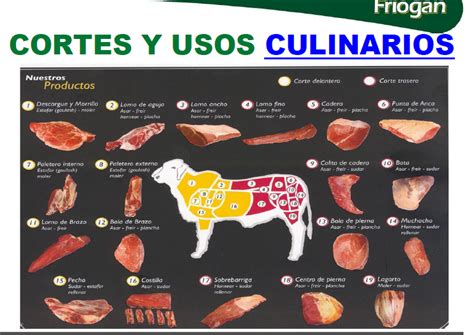 Esquema de cortes en la grasa de un bife
