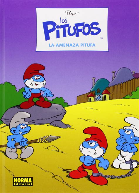 Ilustración de Peyo dibujando a los Pitufos