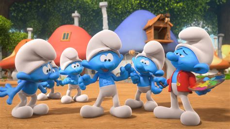 Captura de pantalla de la nueva serie de Los Pitufos en CGI