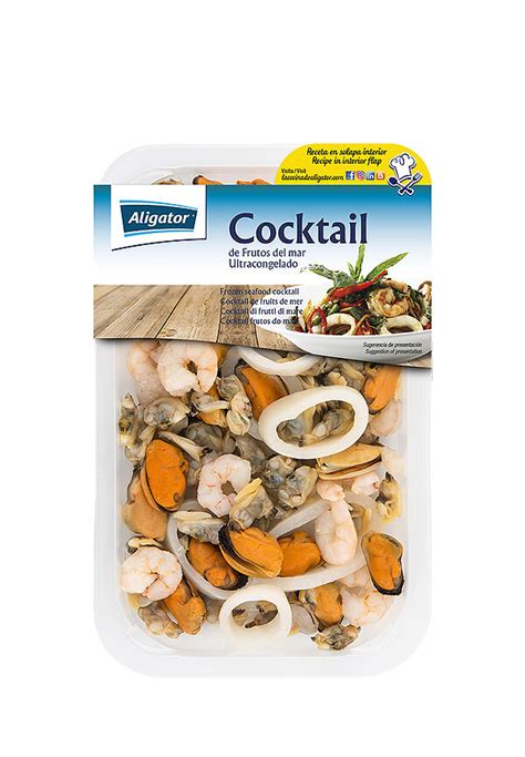 Bolsa de frutos del mar variados para la sopa