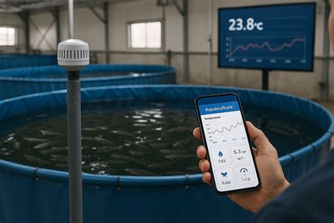 Infografía sobre tecnologías aplicadas en la acuicultura de mariscos: IoT, IA, Blockchain