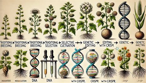 Esquema de edición genética en plantas de arroz