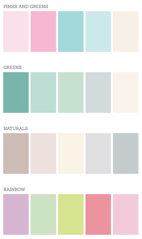 infografía que muestra la paleta de colores pastel (rosa, azul, verde, lavanda) y su relación con la luz
