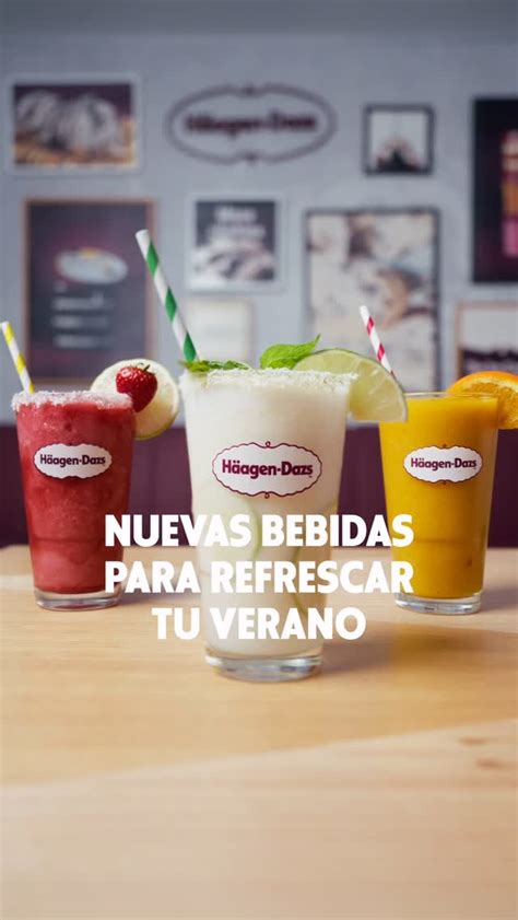 Infografía de las limonadas con sorbet de Häagen-Dazs