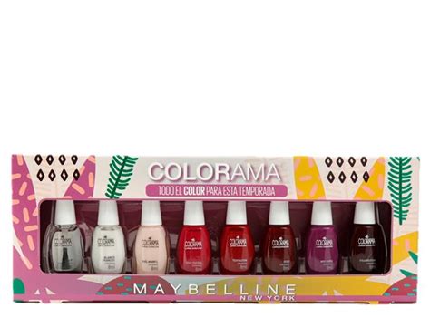 Foto de una botella del esmalte de uñas Maybelline Colorama color frambuesa