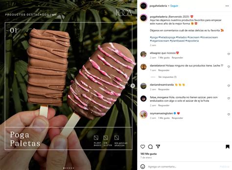 Helados plant based de Poga en diversos sabores
