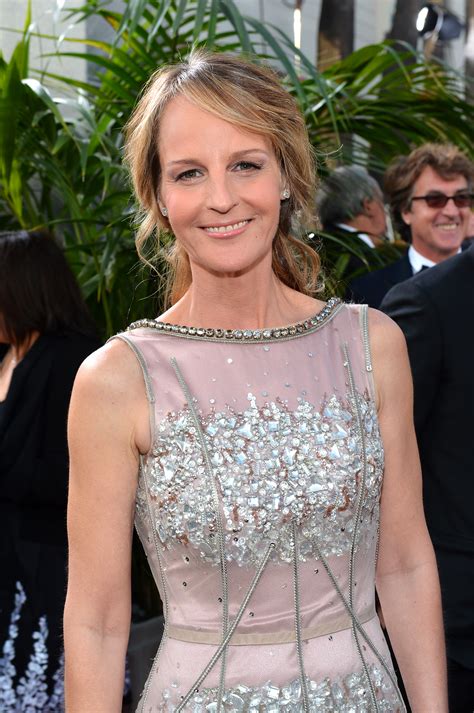 Helen Hunt recibiendo el Globo de Oro