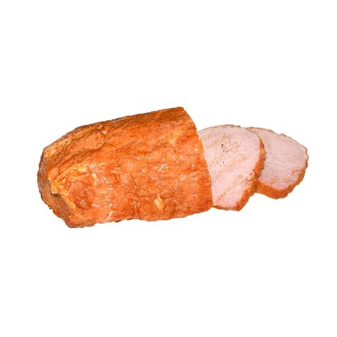 Lomo de cerdo curado y ahumado