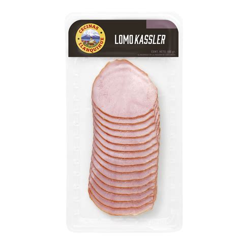 Lomo Kassler ahumado listo para servir