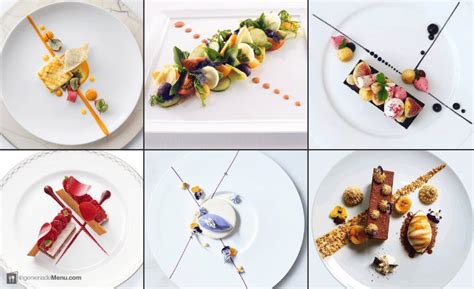 Ejemplo de 'plating' profesional de sopa con guarniciones