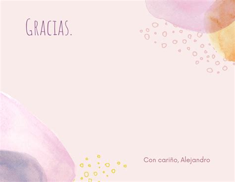 Diseño de tarjeta de agradecimiento personalizada con motivos culinarios