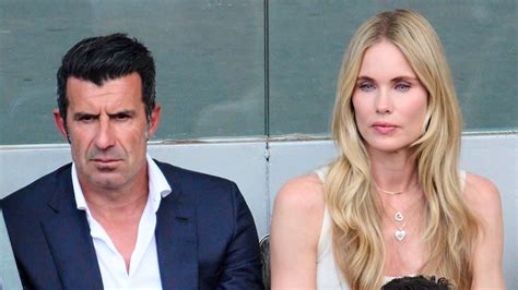 Fotografía de Luis Figo y Helen Svedin en su boda