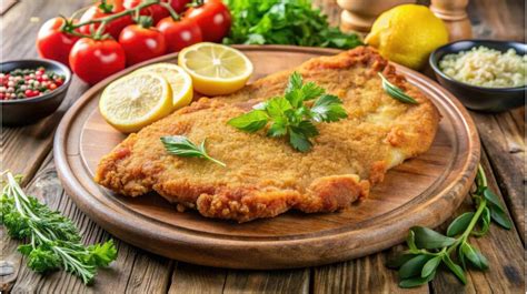 Foto de milanesas de pollo al horno doradas y crujientes