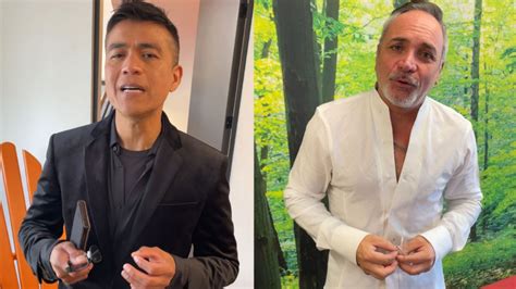Foto de Américo y Luis Jara en el estudio de grabación