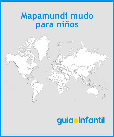 Niños coloreando un mapamundi mudo
