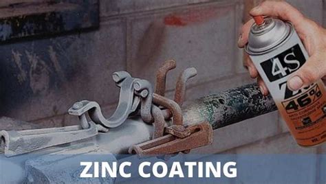 Ilustración de un corte transversal de acero galvanizado mostrando la capa de zinc protectora.