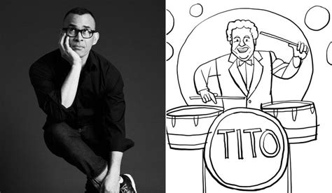 Doodle de Google en honor a Tito Puente con instrumentos de percusión y elementos caribeños