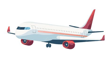 Ilustración de un avión y pájaros volando cerca