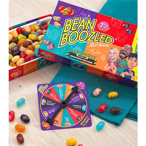 Imagen de caramelos Jelly Belly Bean Boozled con su característica ruleta.