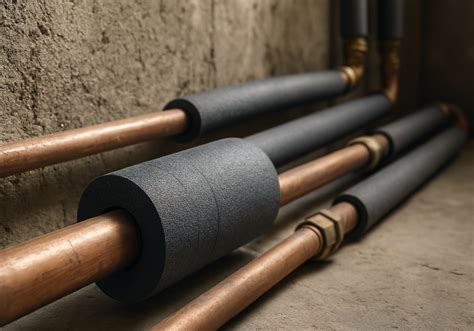 Infografía general sobre la importancia del aislamiento de tuberías en viviendas.