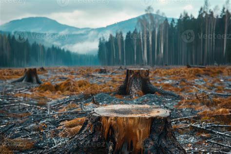 Imagen de un paisaje afectado por la deforestación y la urbanización.